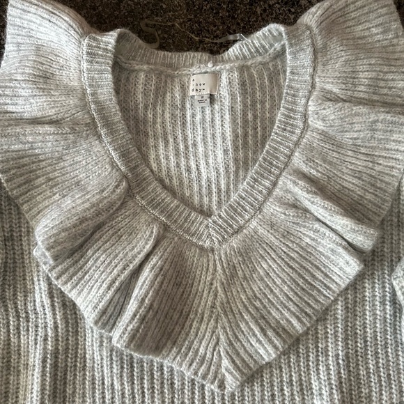 A New Day Ruffled Neck Sweater NWOT - Picture 6 of 7